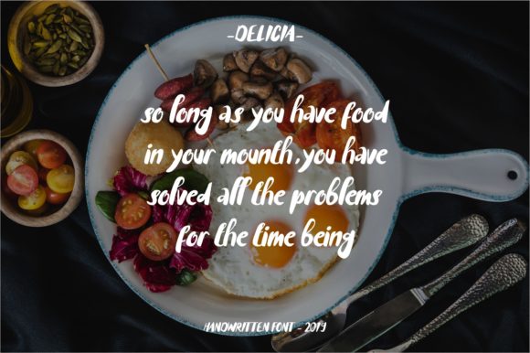 Delicia Font - Preview 4