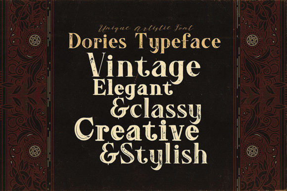 Dories Family Font PNG with transparent background - Preview 2