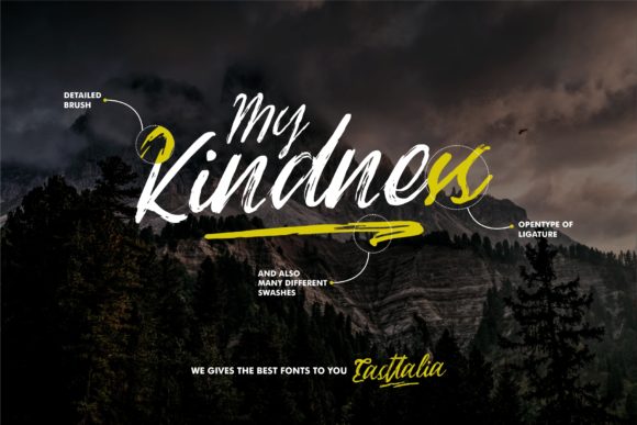 Easttalia Script Font PNG with transparent background - Preview 5