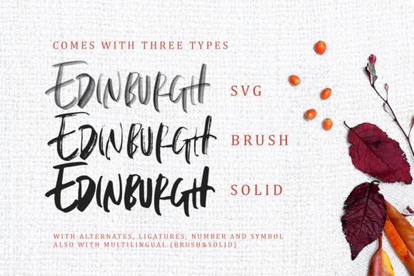Edinburgh Font - Preview 5
