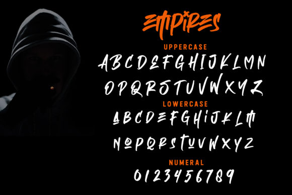 Empires Font PNG with transparent background - Preview 6