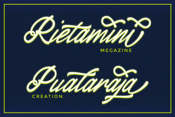 England Script Font - Preview 1