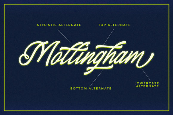 England Script Font - Preview 3