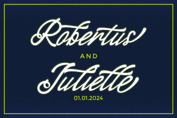 England Script Font - Preview 4