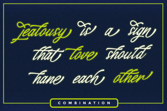 England Script Font - Preview 6