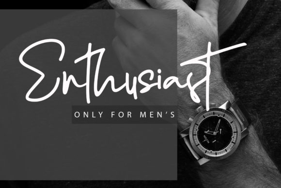 Enthusiast Behavior Font - Preview 1