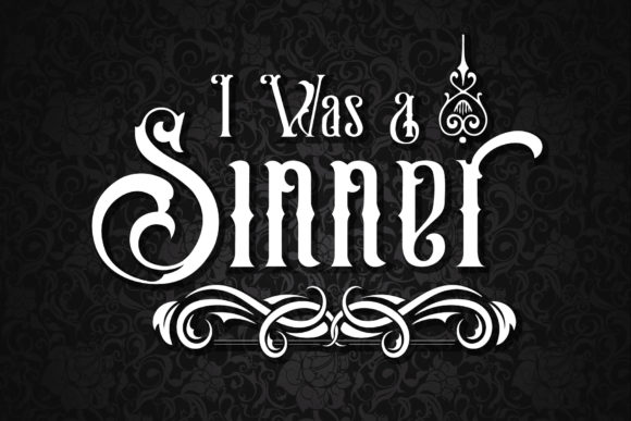Esentrik Font PNG with transparent background - Preview 2