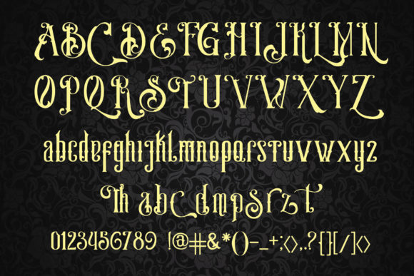 Esentrik Font PNG with transparent background - Preview 3