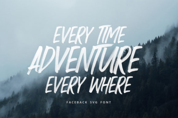 Faceback  Font - Preview 1