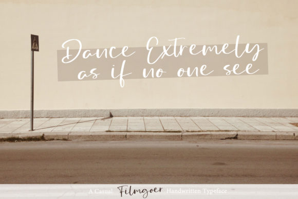 Filmgoer Font PNG with transparent background - Preview 4