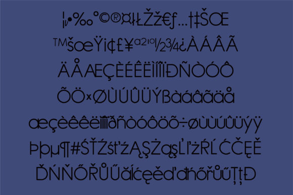 Fluential Font - Preview 1