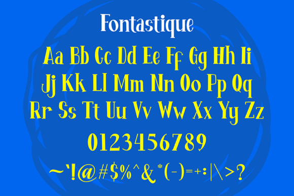 Fontastique Font - Preview 3