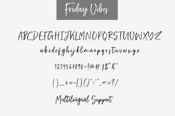Friday Vibes Font - Preview 6