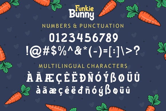 Funkie Bunny Font - Preview 6