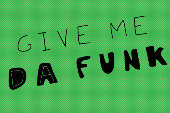 Funky Skeleton Font PNG with transparent background - Preview 2