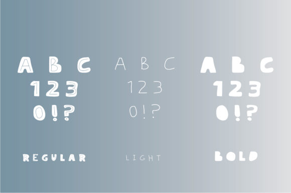 Funky Skeleton Font PNG with transparent background - Preview 3