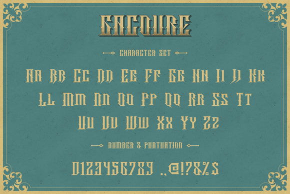Gacoure Family Font - Preview 2