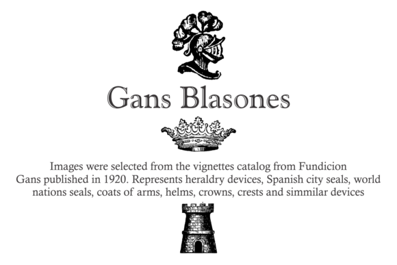 Gans Blasones Family Font - Preview 1