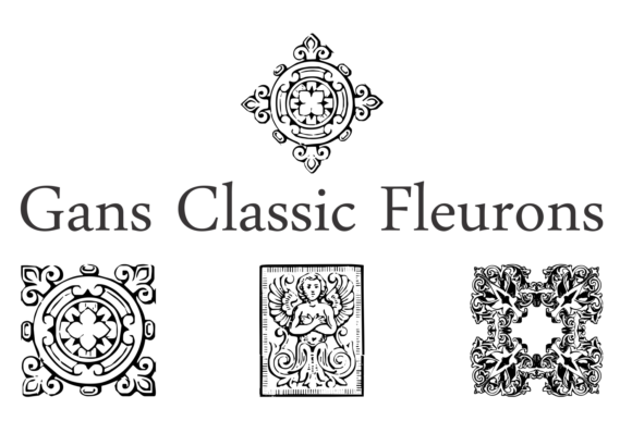 Gans Classic Fleurons Font - Preview 1