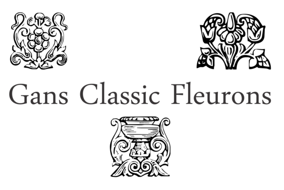 Gans Classic Fleurons Font - Preview 2