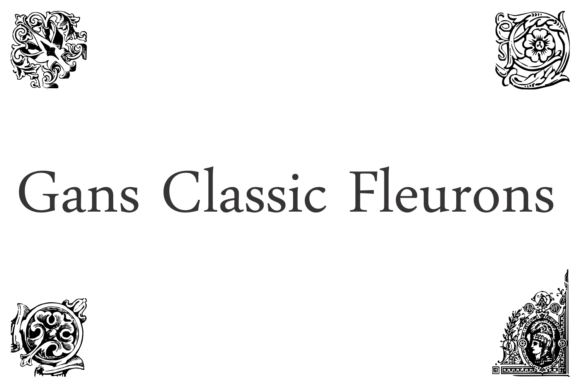 Gans Classic Fleurons Font - Preview 3