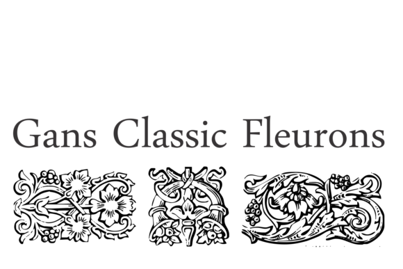 Gans Classic Fleurons Font - Preview 4