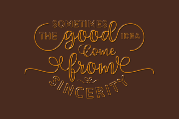 Gella Carved Duo Font - Preview 2