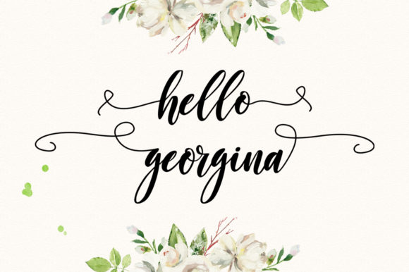 Georgina Script Font - Preview 4