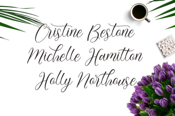 Girly Heart Font PNG with transparent background - Preview 2