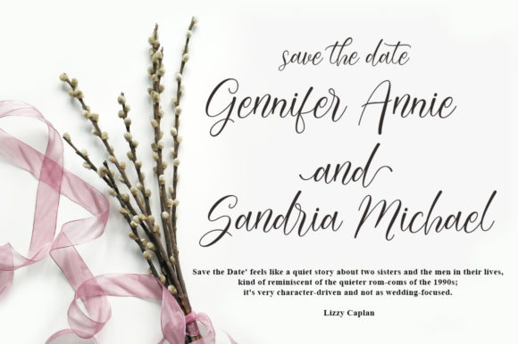 Girly Heart Font PNG with transparent background - Preview 4