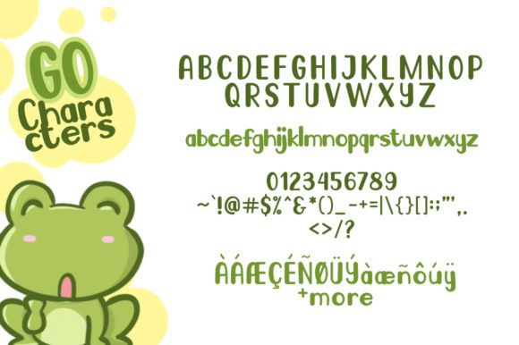 Go Frog Font - Preview 5