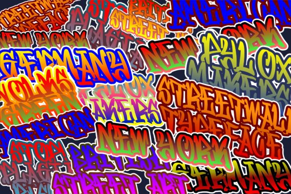 Graffitasi Font PNG with transparent background - Preview 1
