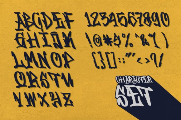 Graffitasi Font PNG with transparent background - Preview 3