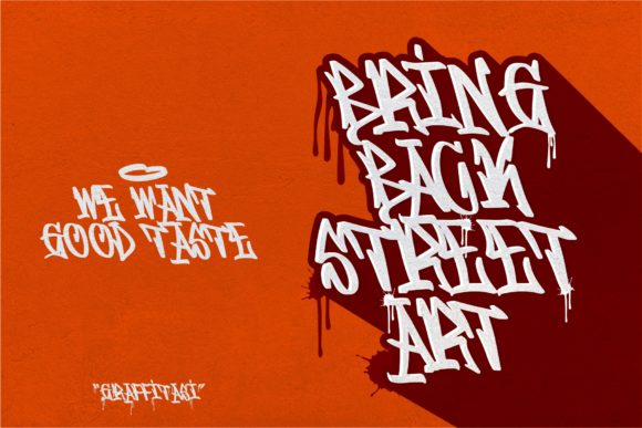Graffitasi Font PNG with transparent background - Preview 4