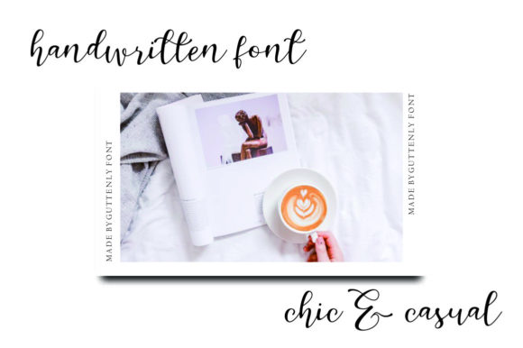 Guttenly Font PNG with transparent background - Preview 1