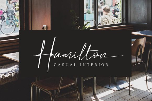Hamilton Font - Preview 2