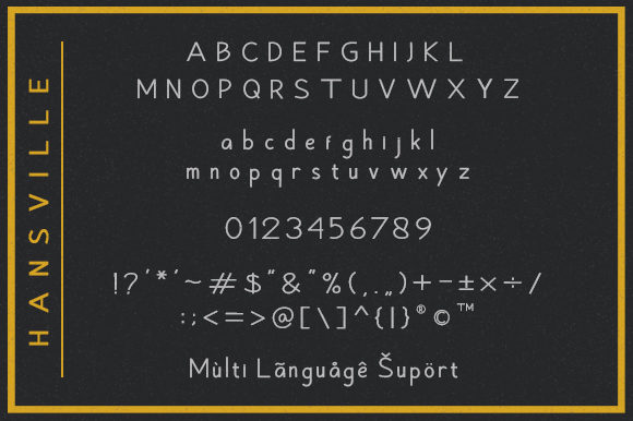 Hansville Family Font - Preview 6