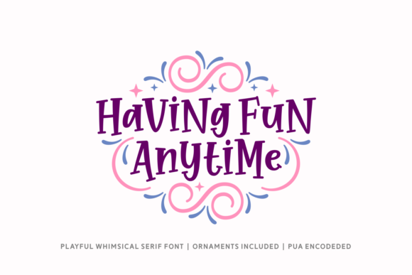 Having Fun Anytime Script & Handwritten Font By Situjuh