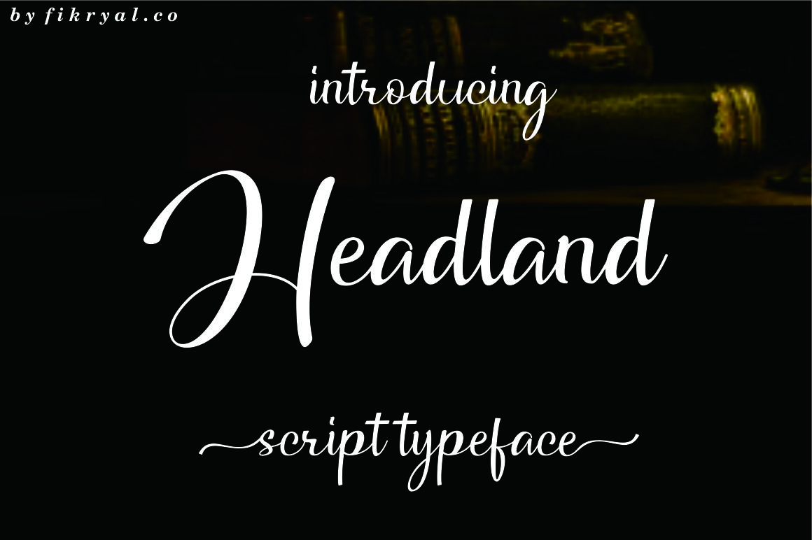 Headland Font by Fikryal Studio · Creative Fabrica