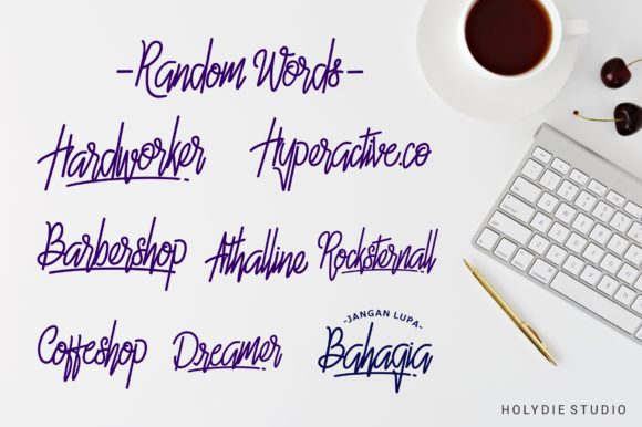 Hello Avelline Font - Preview 3
