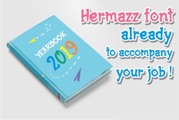 Hermazz Font PNG with transparent background - Preview 3