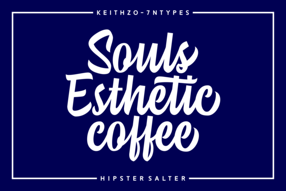 Hipster Salter Font PNG with transparent background - Preview 1
