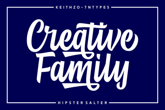 Hipster Salter Font PNG with transparent background - Preview 3