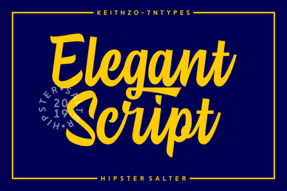 Hipster Salter Font PNG with transparent background - Preview 4