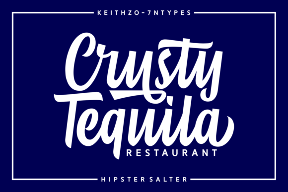 Hipster Salter Font PNG with transparent background - Preview 5