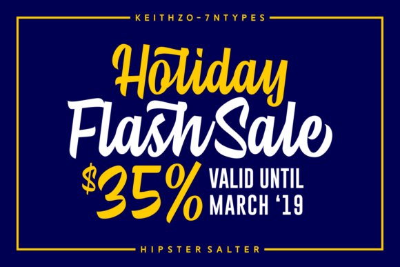 Hipster Salter Font PNG with transparent background - Preview 6