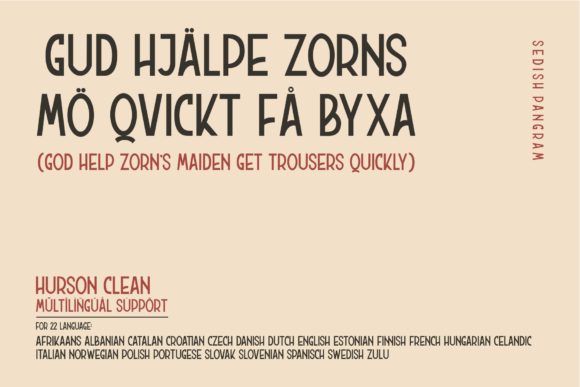 Hurson Font - Preview 3