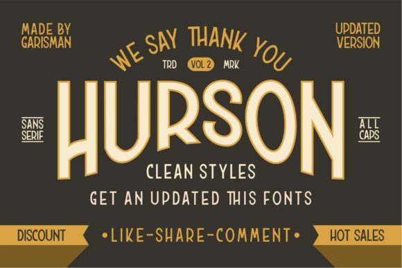 Hurson Font - Preview 6