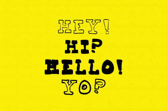 Ink Punk Font PNG with transparent background - Preview 1