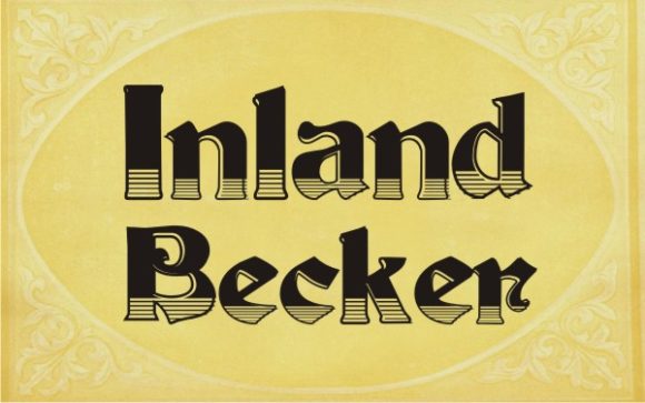 Inland Becker Family Font PNG with transparent background - Preview 6